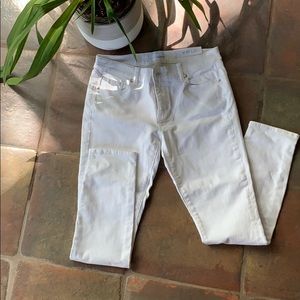 Loft modern skinny white pant